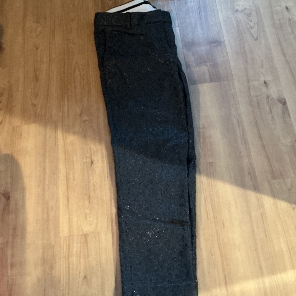Ann Taylor Dark Patterned Trousers